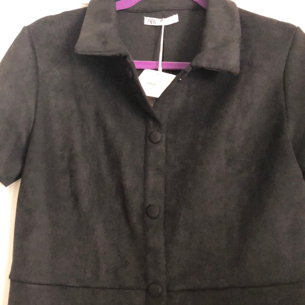 Black suede dress - Picture 7 of 7